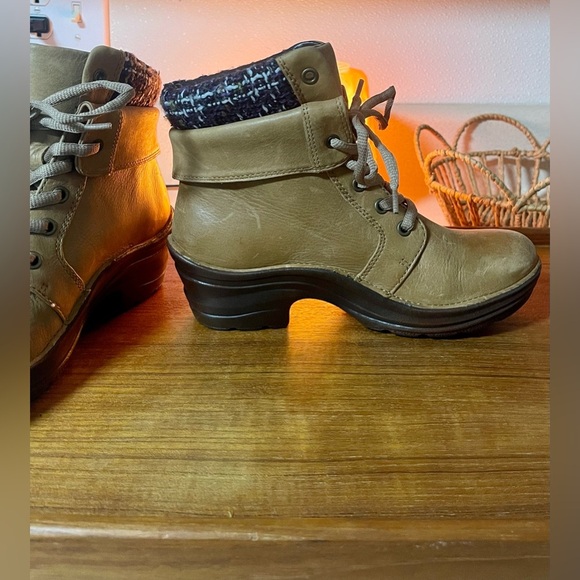 Bionica Women Romulus Ankle Boots 4572005 Camel Tan Wool & Leather Upper Size 7M - Picture 6 of 9